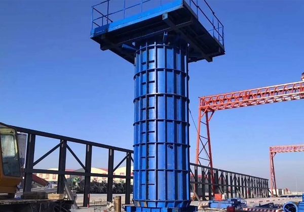 Assembled pier column stand mould